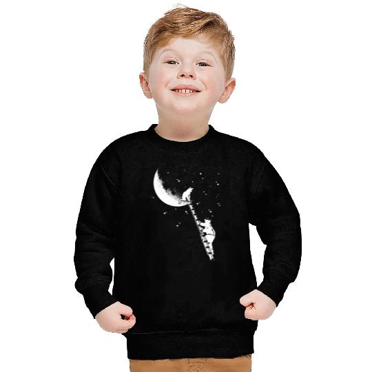 black cats Paws Fireman Firefighter Cat Firefighter Crescent Moon Sailor Mom Firemen Sweatshirts