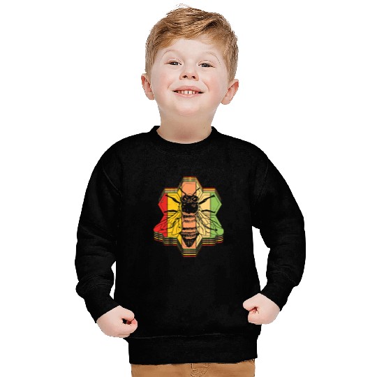 Bee Beekeeping vintages Bee Retro Bumblebee Honey Beekeeper Sweatshirts