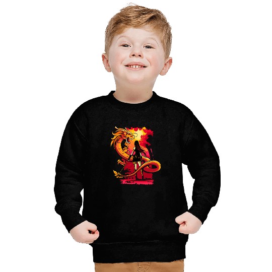 Reflection Sticker: Disney Mulan Anime Mushu, Mulan and Mushu Sweatshirts