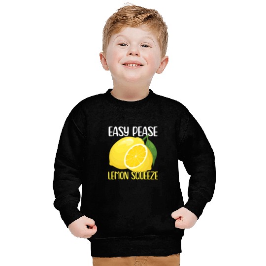 Easy Peasy Lemon squeeze Summer Citrus Juice and Refreshment 1 Sweatshirts