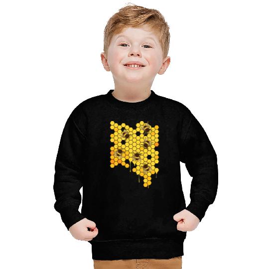 Bee Beekeeping Honey Bee Hive Honeycomb Beekeeper Gift 230 Beekeeper Sweatshirts