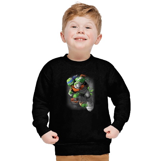 KV9 Turtle Teenage Mutant Ninja Turtles Leonardo Liquid Green Sweatshirts
