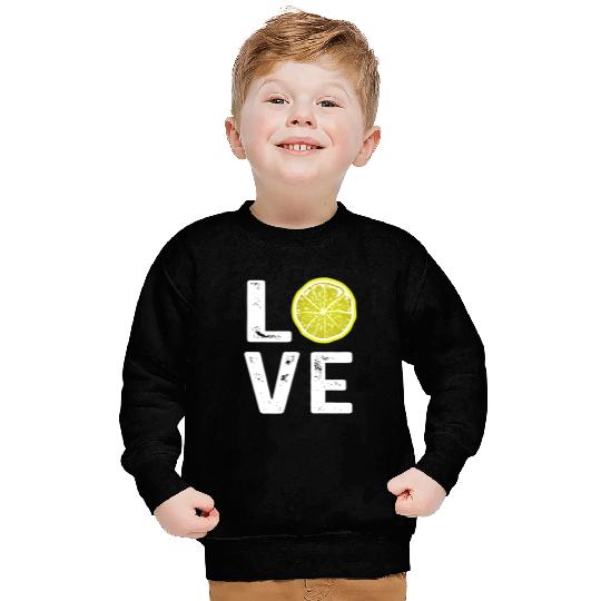 Love Lemon Halloween Costume Team Fun Lemons Lovers Sweatshirts