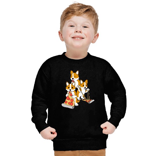 Pizza Corgi Dog Sweatshirt