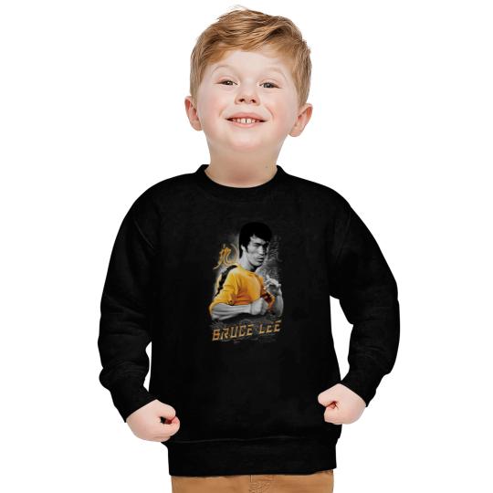 Bruce Lee Quote Yellow Dragon Sweatshirt