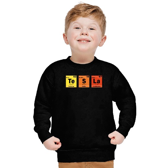 Tesla Periodic Table Te S La Sweatshirt
