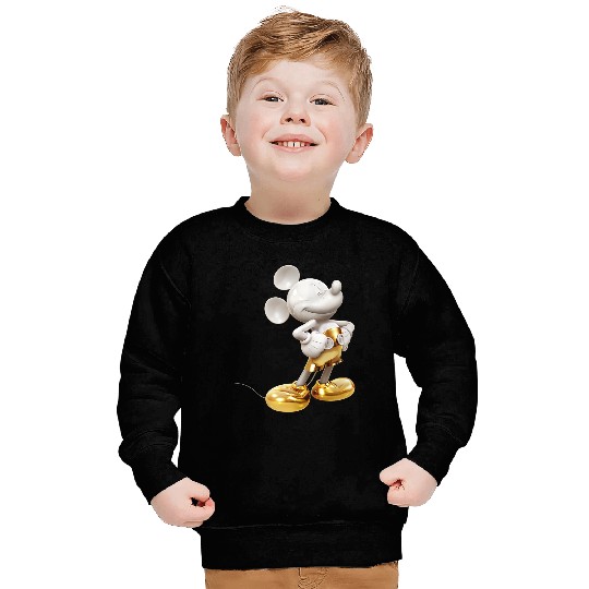 Disney Gold Mickey Mouse Pose Sweatshirts