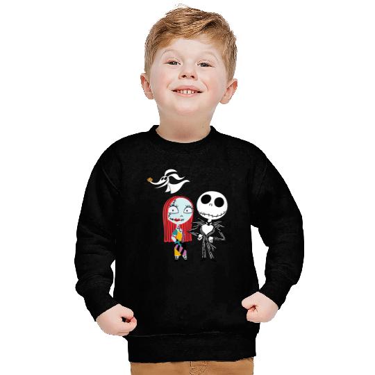 Disneyss Nightmare Before Christmas Dark Jack Sally Sweatshirts