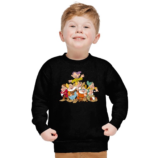 Disneys Snow White The Seven Dwarfs Group Fun Sweatshirts
