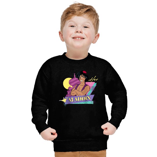 Disneyss Aladdin Retro 90s Couples Matching Her Aladdin Sweatshirts
