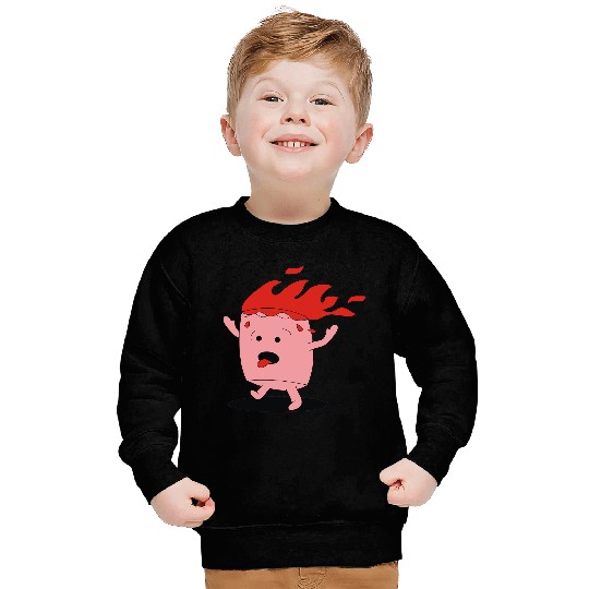 marshmallow prend feu Sweatshirts