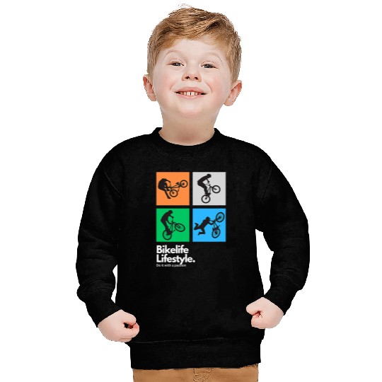 Bmx Bikelife Lifestyle Quad Cube Tricks v2 Sweatshirts