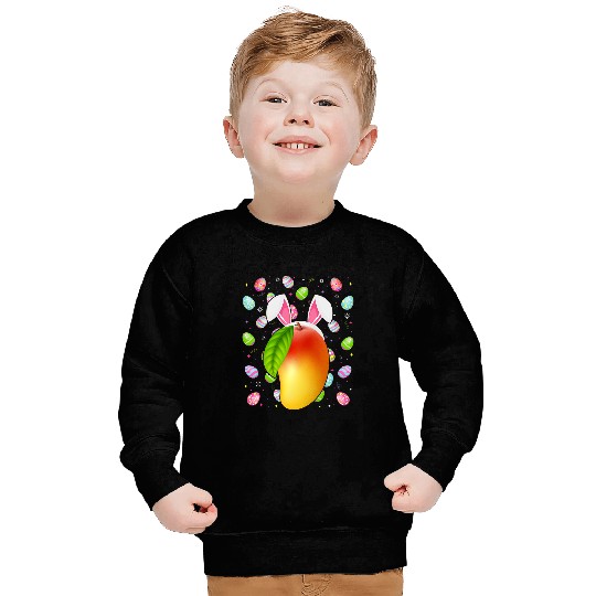 Mango Fruit Lover Easter Egg Funny Mango Easter Sunday Sweatshirts