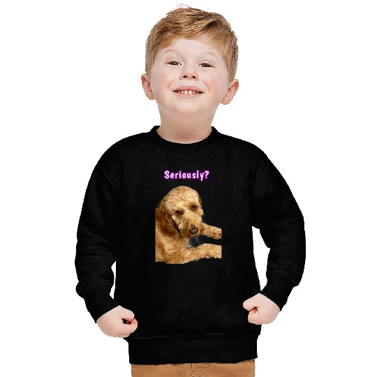 Dog Goldendoodle Serious Goldendoodle Sweatshirts