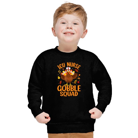 ICU nurses Gobble Squad Thanksgiving Hospital nurses Lover 1 Sweatshirts