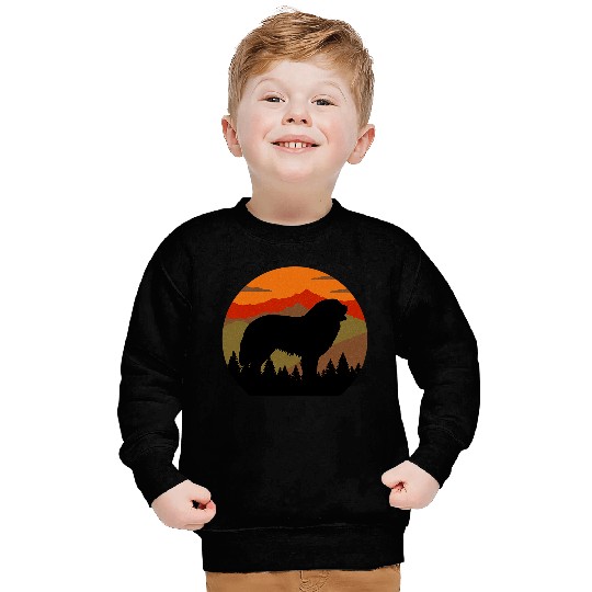 Autumn Country Sky Bernese Mountain Dog Sweatshirts