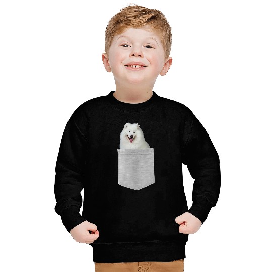 Dog Samoyed in Your Pocket Samoyed Sweatshirts