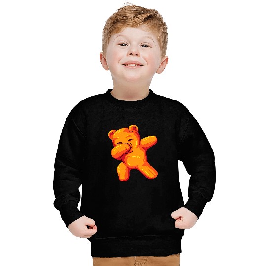 Funny Bear Funny Dabbings Gummy Bear Dancing Gummy Bear Birthday Cute Bears Sweatshirts