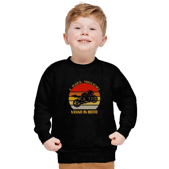 Fathers Day GiftBiker Dad Motorcycle Racing Sweatshirts