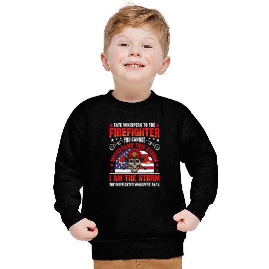 Fireman Firefighter Red Line American Flag Cool Firefighter Plus Size 39 Firemen Sweatshirts