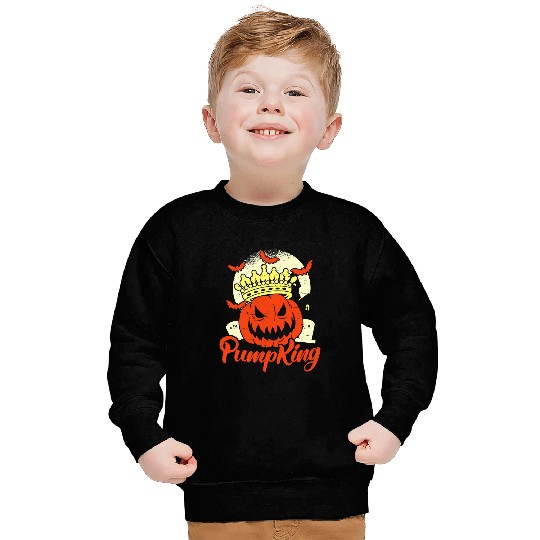 Pumpking Pumpkin King Funny Happy Halloween 3 Sweatshirts