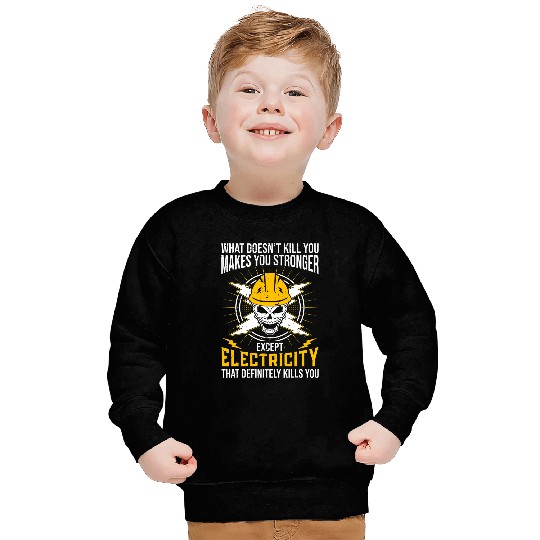 Funny Electrical Lineman Saying Power Lineman 3 Sweatshirts