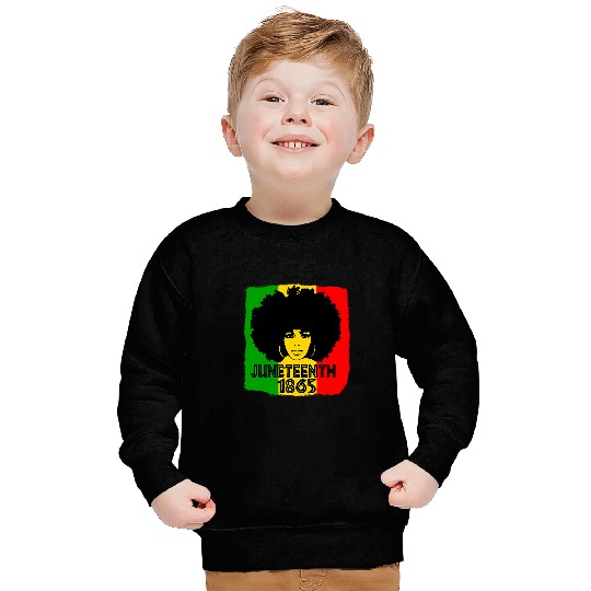 Afro Diva Juneteenth Freeish since 1865 Sweatshirts