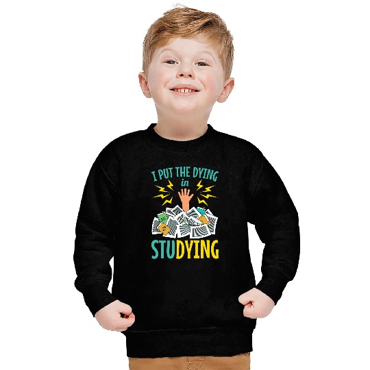 Funny College Student Studying Quote Sweatshirts