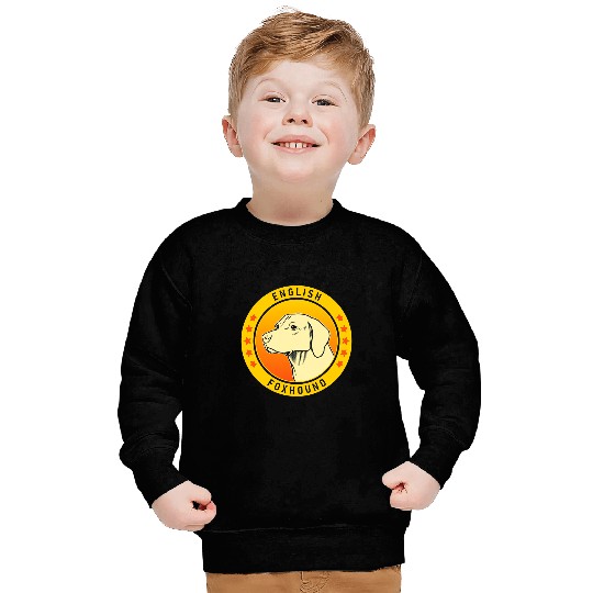 English Foxhound Dog Portrait Sweatshirts