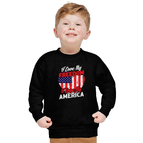 I Love My Freedom I Love My America 50 Sweatshirts