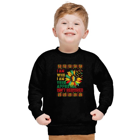 African Black Queen Black History Month sunflower Juneteenth Sweatshirts