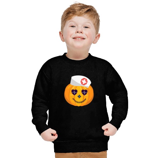 Nursing Student Pumpkin Halloween Costume Funny nurses Sweatshirts