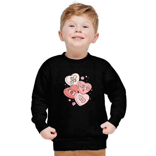 Valentines NICU nurses Neonatal Intensive Care Valentines Day Sweatshirts