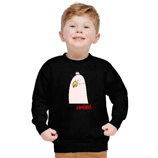 Eagle Funny Thumb Ironic Animal Totem Sweatshirts