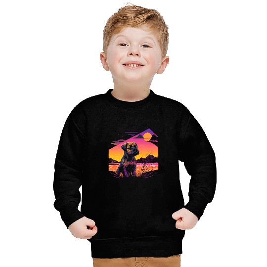 Retro Aesthetic Border Terrier dog 10 Sweatshirts
