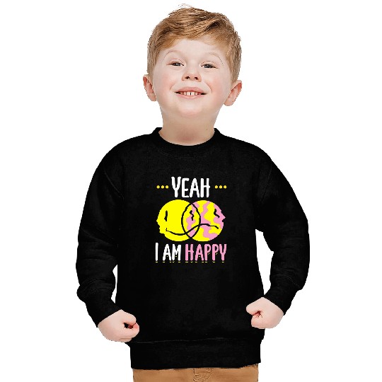 Happiness Depression Design Beeing Happy Abstract Sweatshirts