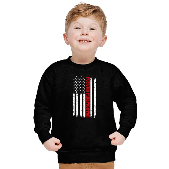 Fireman Firefighter Future Firefighter Thin Red Line fires Firefighting Patriotic Firemen Sweatshirts