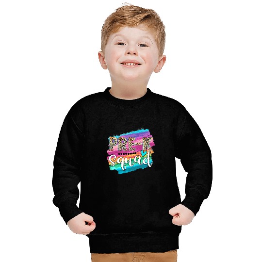 PreK Squad Leopard Print Back To School Teacher Student Sweatshirts