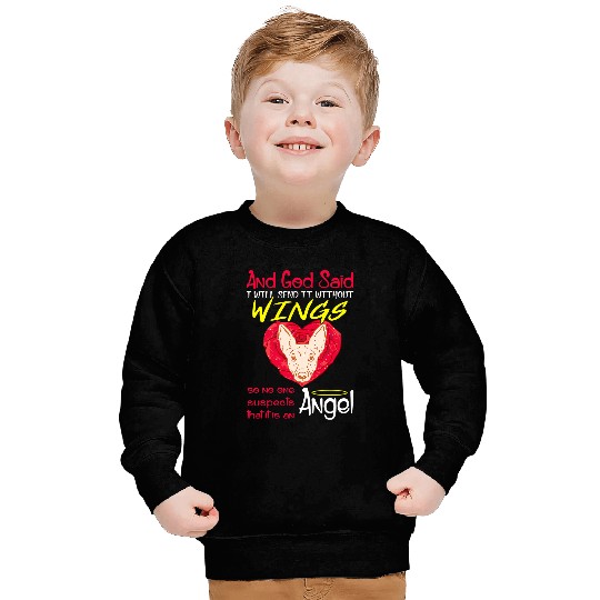 Portuguese Pet Angel Without Wings Sweatshirts