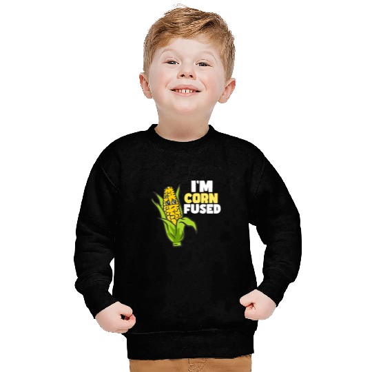 Corn Cob Design For Maize Food Lover 2Im Cornfused Sweatshirts