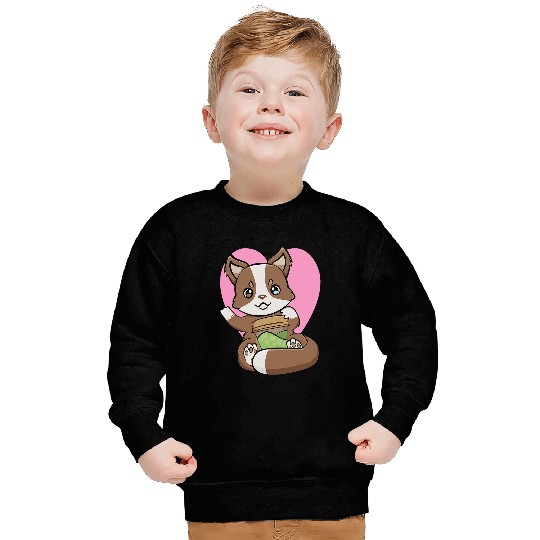 Australian Shepherd Pet Mochi Drink Australian Shepherd Kawaii Milk Tea And Dog Love Sweatshirts