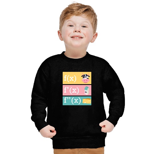 Cow Pet Mathematician joke dissipation of the cow milk cheese math Sweatshirts