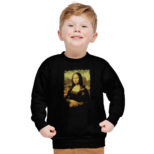 Iconic Artwork by Leonardo Identifier DA Renaissance Artist Sweatshirts