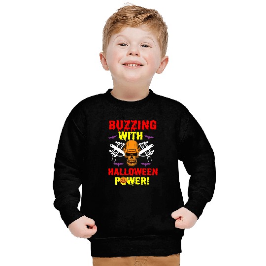 Halloween Electrician Powerline Electrical Tools Electricity 22 Sweatshirts
