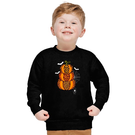 Giraffe Pet Cow Lover Halloween Pumpkin Leopard Giraffe Cow Print Fall Autumn Sweatshirts