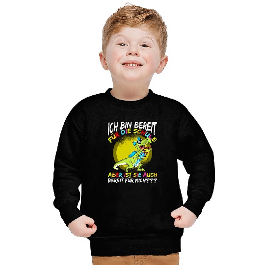 Dinosaur Pet First Day at School Dinosaur School Cone Sweatshirts