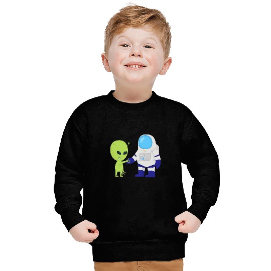 Aliens UFO Planets Alien Solar System Space Lovers Sweatshirts