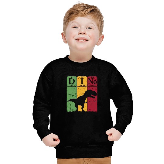 Dinosaur Pet Periodic Table Elements T rexs Dino Palaeontologist Sweatshirts
