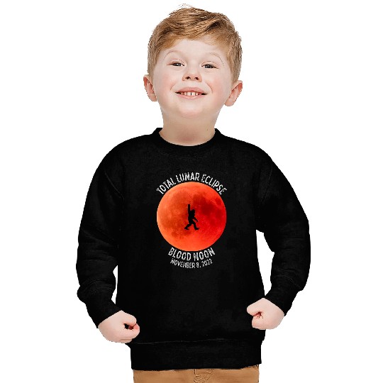 Bigfoot Pet Total Lunar Eclipse Big Foot Blood Moon Sweatshirts