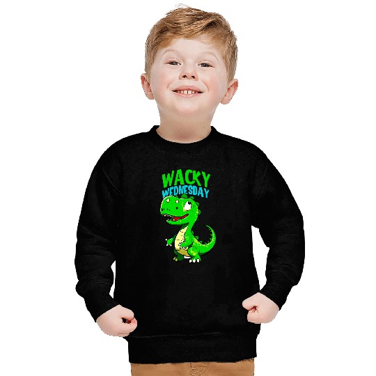 Dinosaur Pet Wacky Wednesday Dinosaur Fun Cute Sweatshirts
